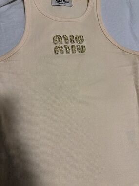 MIU MIU tank top